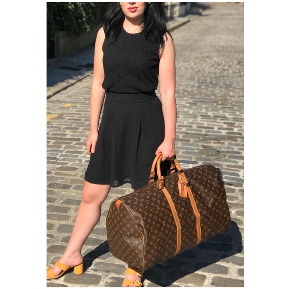 Authentic Louis Vuitton Monogram Keepall 50 - Picture 10 of 10